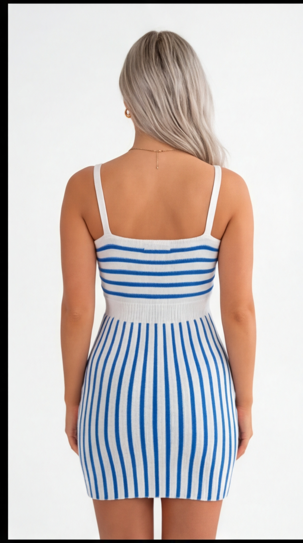 The Elegant Spring/Summer Bicolor Sleeveless Dress