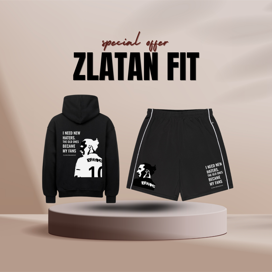 Zlatan Fit - Oversized Hoodie - Short 2- SET PIECE