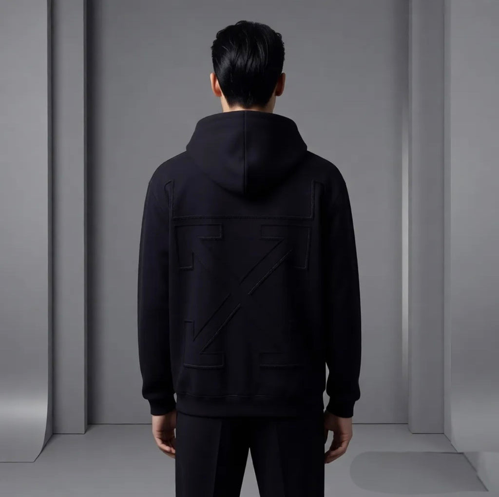 off-white The Urban 3D Arrow Embroidered Hoodie