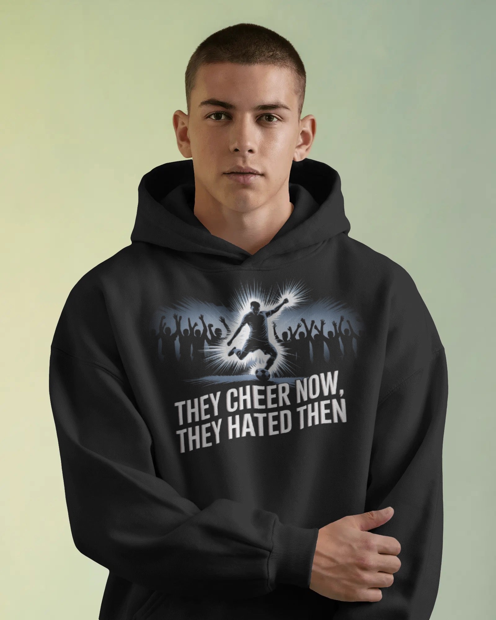 VACANCY Oversized Hoodie - THEY CHEER NOW, THEY HATED THEN